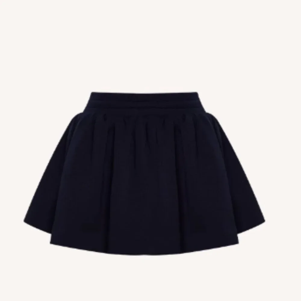 NWT Liilou Structured Pleated Puff A-Line Mini Sporty Skirt Size M
